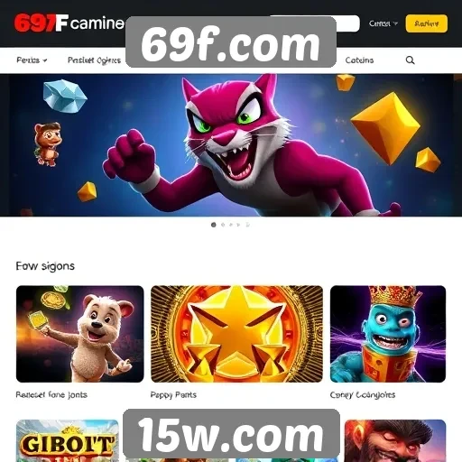 Análise da variedade de jogos no 69f.com