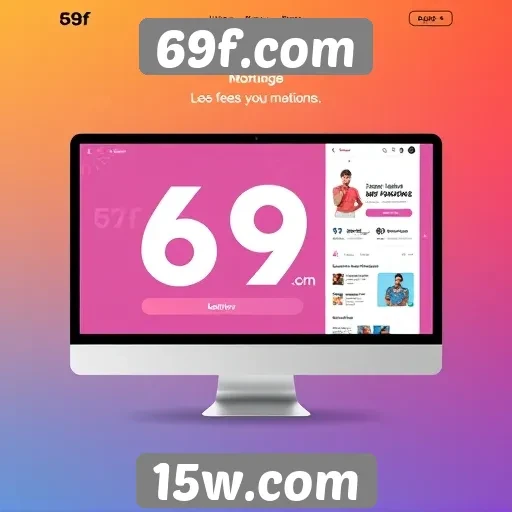 Interfaces e design do site 69f.com