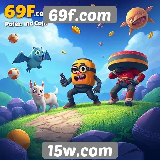 Variedade de jogos disponíveis no 69f.com em destaque